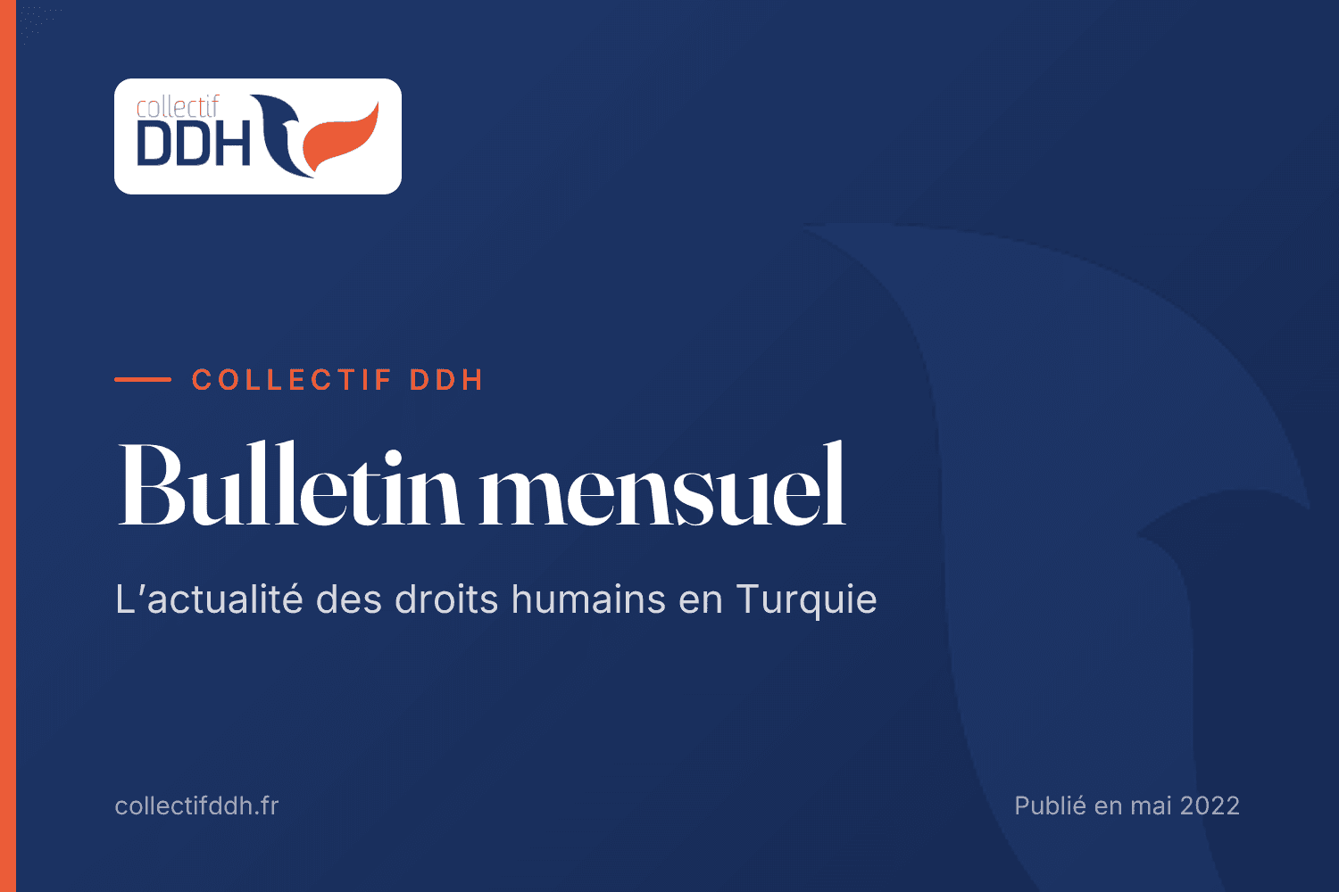Bulletin d’information mensuel du Collectif DDH sur les droits humains en Turquie