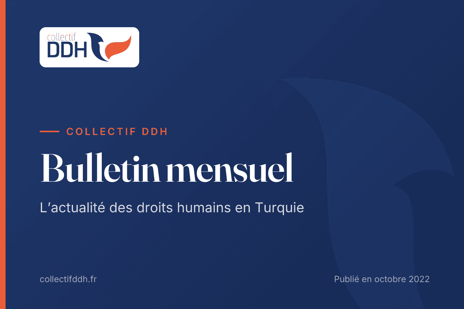 Bulletin d’information mensuel du Collectif DDH sur les droits humains en Turquie