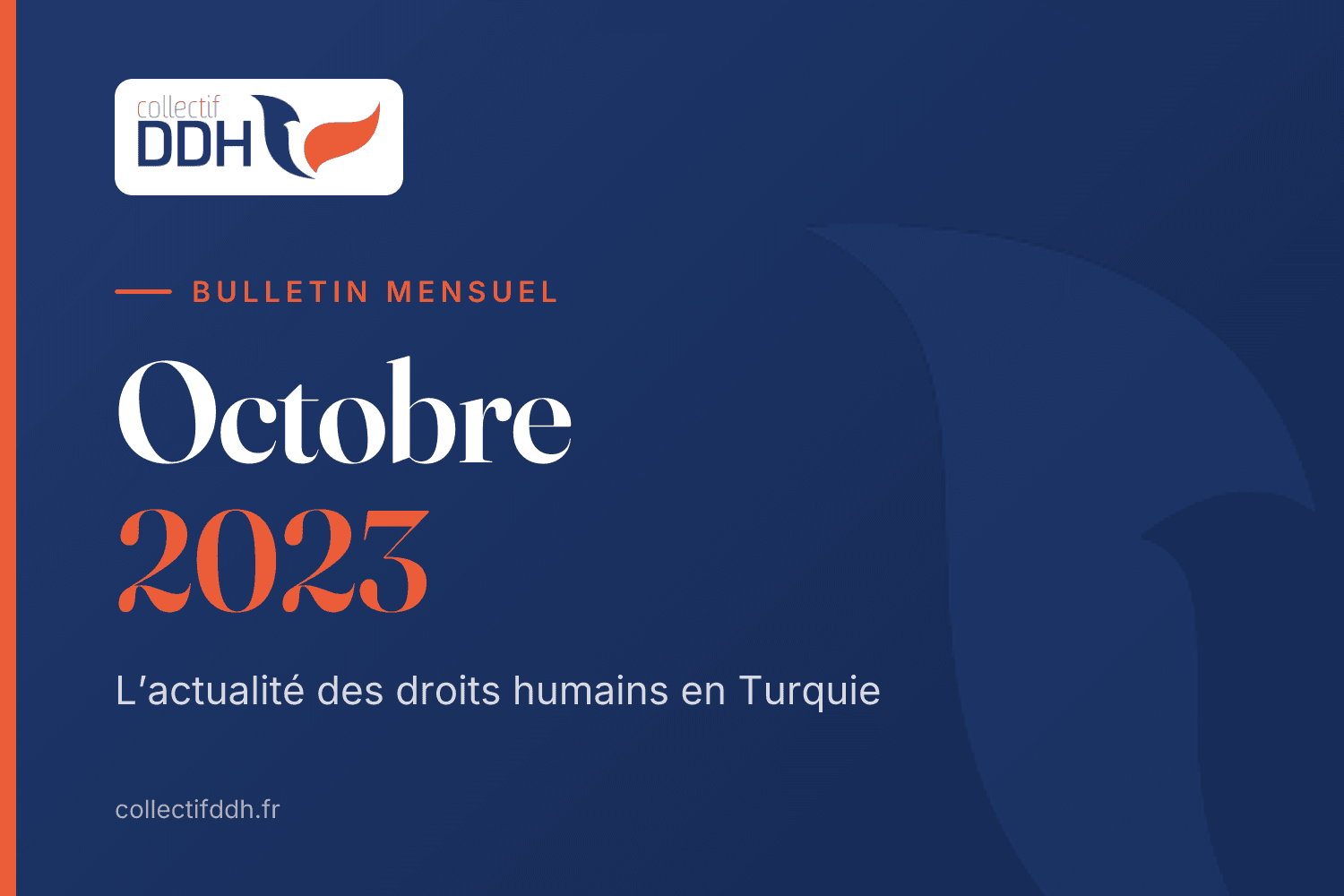 Bulletin mensuel du Collectif DDH : Octobre 2023